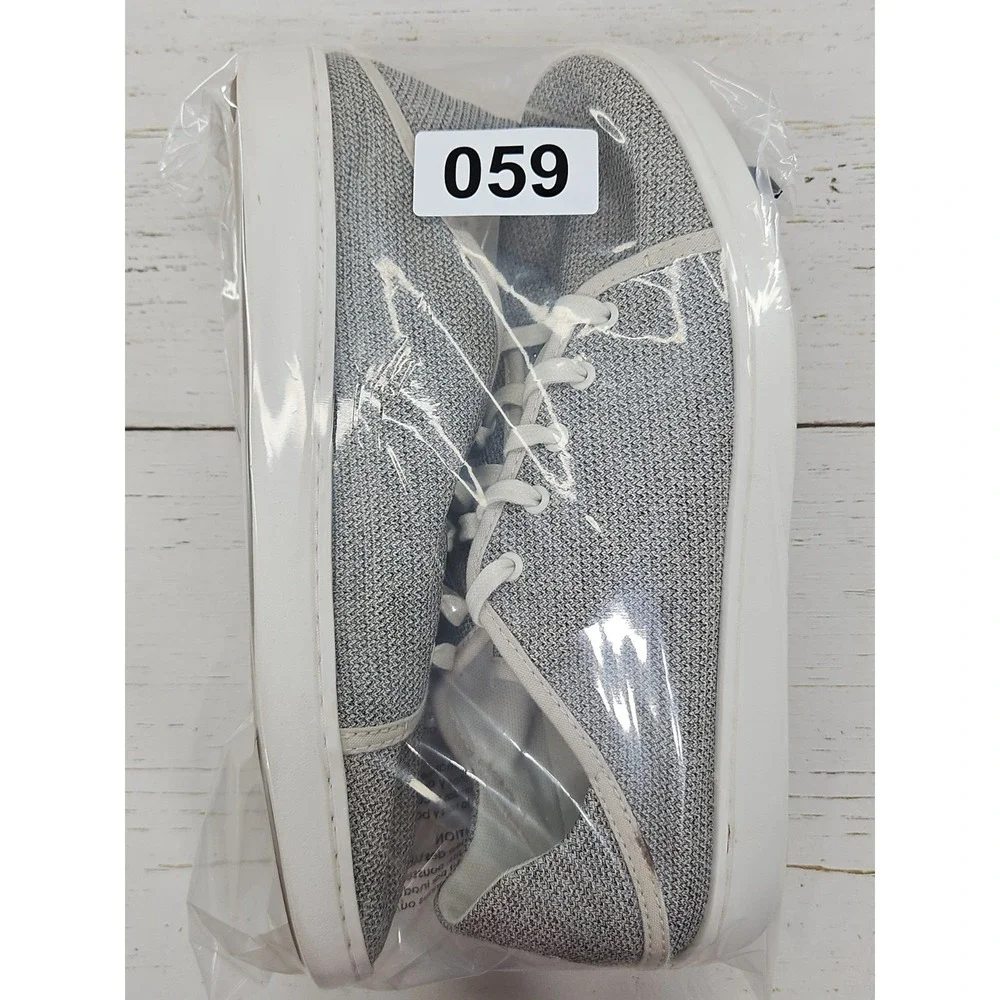 Olukai Pehuea Li Womens 8.5 Casual Gray Taupe Canvas Shoes Beach Sneakers